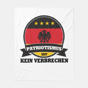Pro AFD Deutschland Spruch Alternative T-Shirt Fleece Blanket