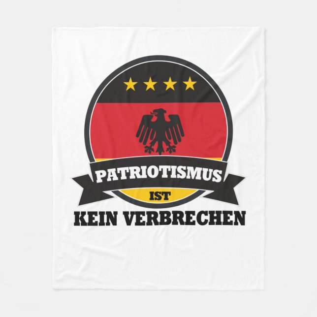 Pro AFD Deutschland | Spruch Alternative T-Shirt Fleece Blanket (Front)