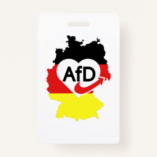 Pro AFD Deutschland | Spruch Alternative T-Shirt ID Badge