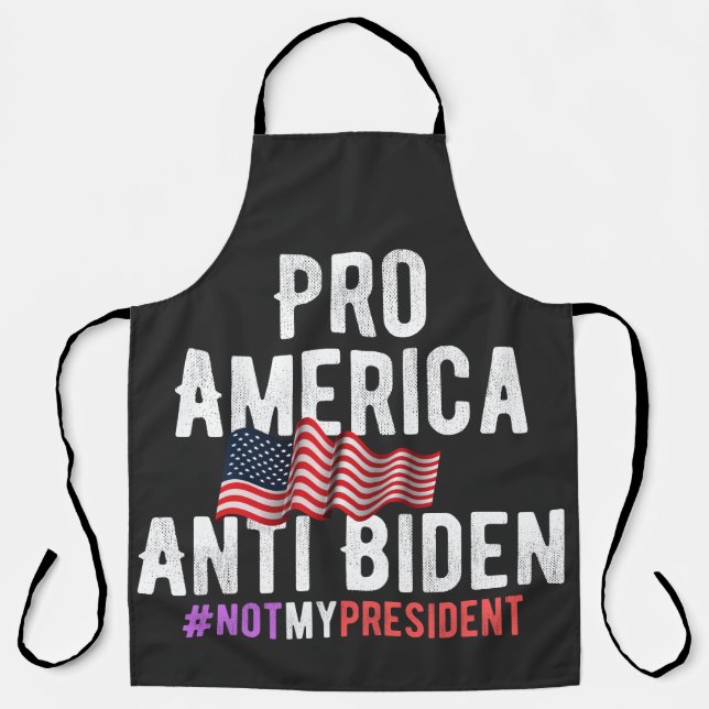 PRO AMERICA ANTI BIDEN APRON (Front)