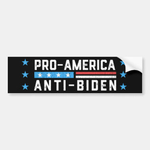 Pro-America Anti-Biden Bumper Sticker