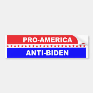 Pro-America Anti-Biden Bumper Sticker
