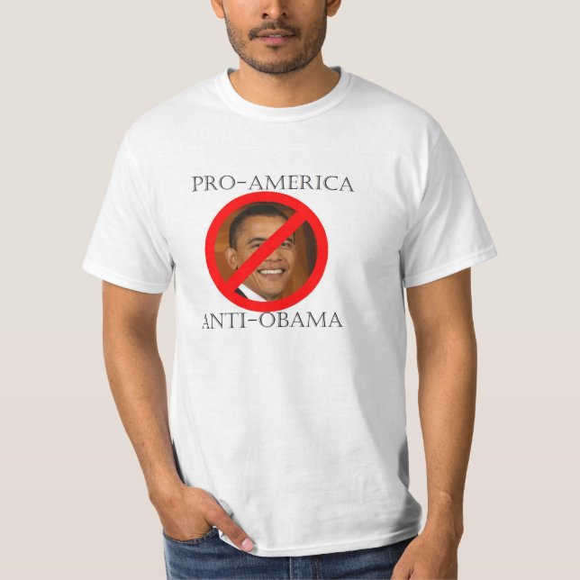Pro-America Anti-Obama T-Shirt (Front)