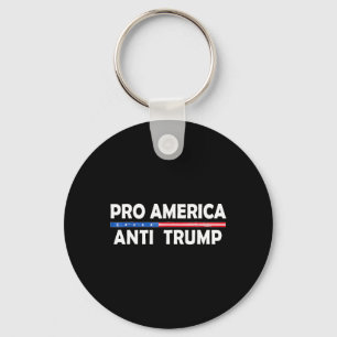 Pro America Anti Trump American Resist Trump And F Key Ring