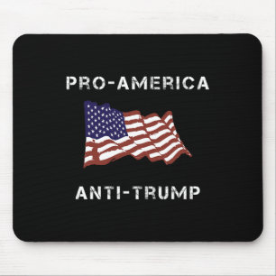 Pro-america Anti-trump American Usa Flag Mouse Mat