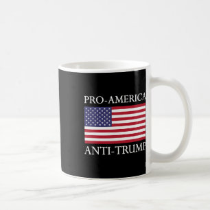 Pro-america Anti-trump - American Usa Flag Resist  Coffee Mug
