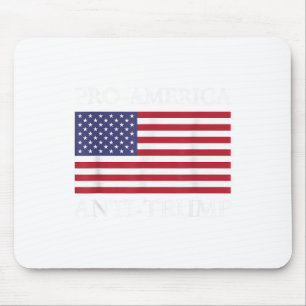 Pro-america Anti-trump - American Usa Flag Resist Mouse Mat