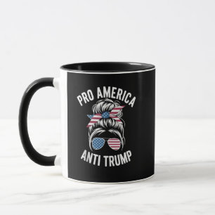 Pro-America Anti-Trump American USA Flag Resist Mug