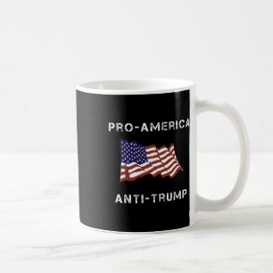 Pro-america Anti-trump American Usa Flag Women Men Coffee Mug