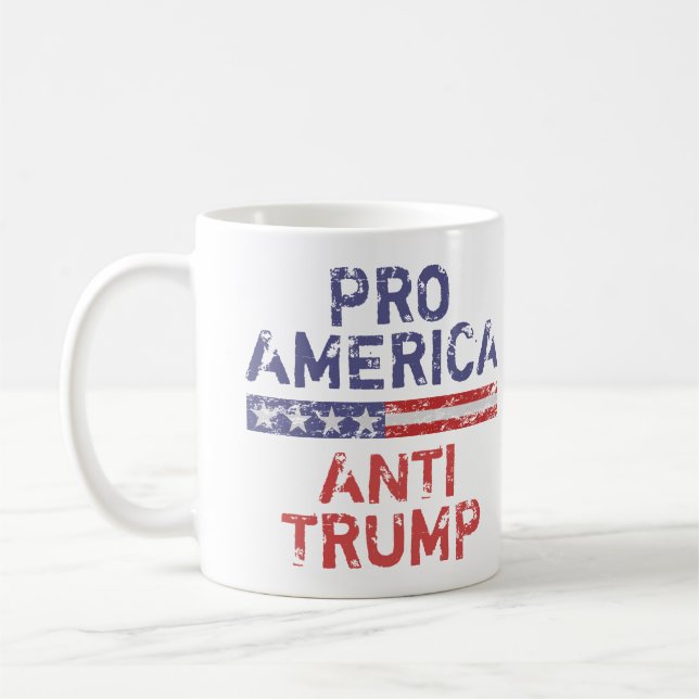 Pro-America Anti-Trump Coffee Mug (Left)