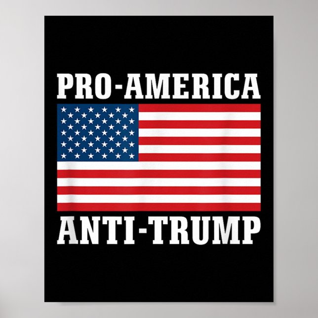 Pro-america Anti-trump  Poster (Front)