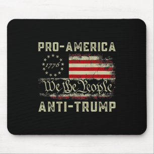 Pro-america Anti-trump We The People Anti Trump Mouse Mat