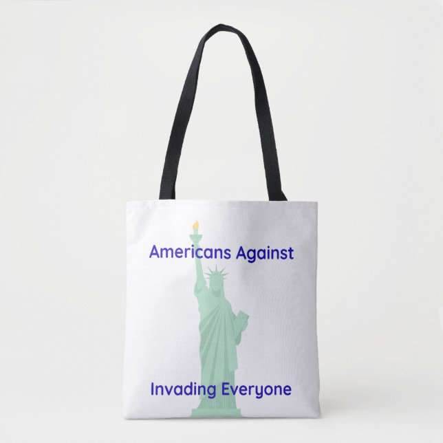 Pro-America Peace  Tote Bag (Front)
