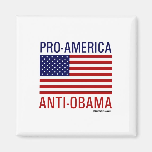 PRO-AMERICAN ANTI-OBAMA MAGNET (Front)