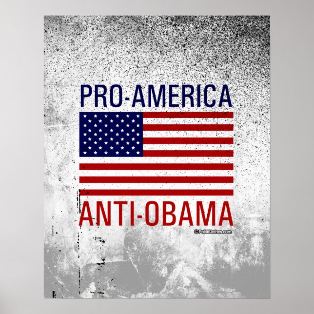PRO-AMERICAN ANTI-OBAMA POSTER (Front)
