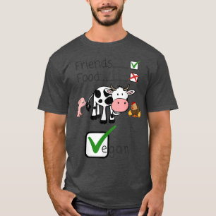 Pro Animal Rights Animal Friends Vegan4628 T-Shirt