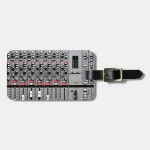 Pro Audio Mixer Luggage Tag
