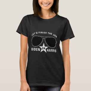 Pro Biden Harris President Democracy Campaign Vint T-Shirt