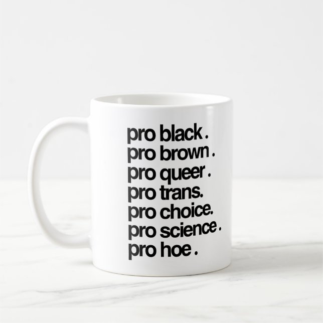 Pro Black Pro Brown Pro Queer Coffee Mug (Left)