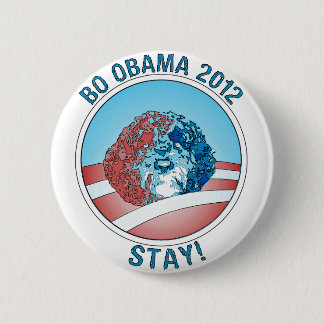 Pro-Bo Obama Dog 2012 6 Cm Round Badge