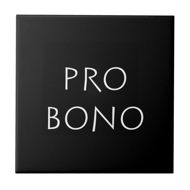 Pro bono tile (Front)