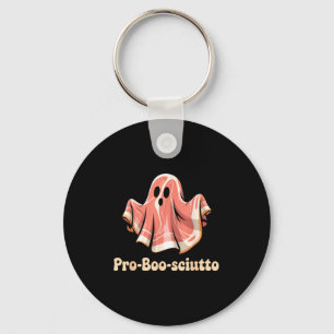 Pro Boo Sciutto Funny Italian Halloween Ghost Pros Key Ring