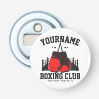 Pro Boxer ADD NAME Red Gloves Boxing Ring Training