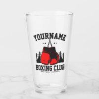 Pro Boxer ADD NAME Red Gloves Boxing Ring Training