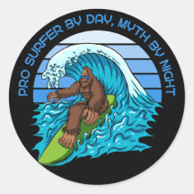 Pro By Day, Myth By Night Surfing Bigfoot