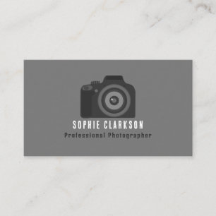 Pro Camera Icon, Photographer, Photography Business Card