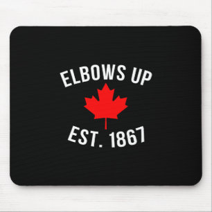Pro Canada Elbows Up Established 1867 Mouse Mat