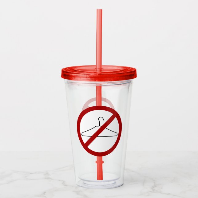 Pro-Choice Acrylic Tumbler (Front)