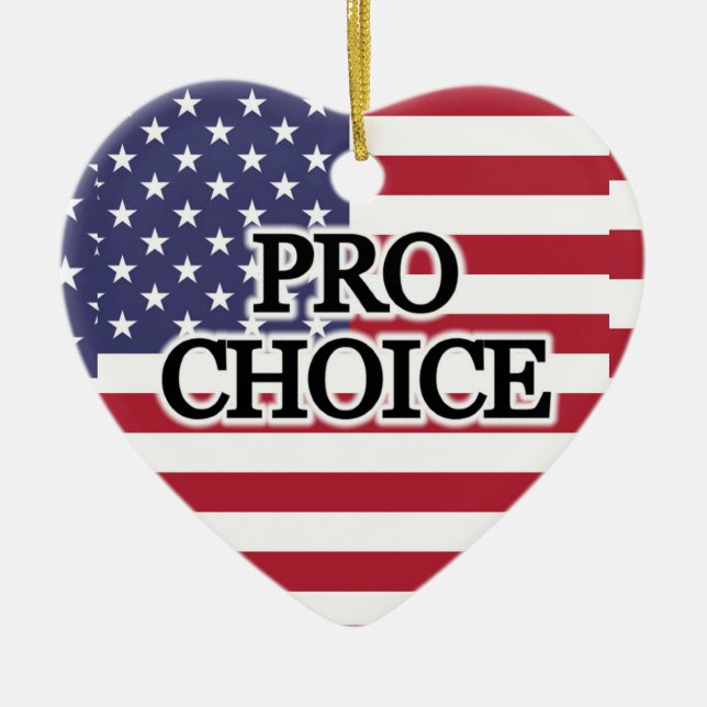 Pro Choice Ceramic Tree Decoration (Front)