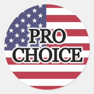 Pro Choice Classic Round Sticker