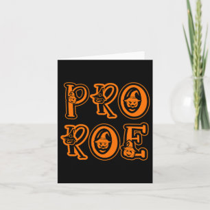 Pro Choice Feminism Women's Rights Pro Roe Card