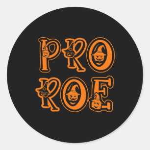 Pro Choice Feminism Women's Rights Pro Roe Classic Round Sticker