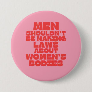 "Pro-choice" feminist 7.5 Cm Round Badge