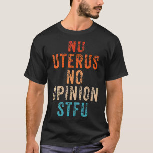 Pro Choice Feminist Abortion Rights Retro Vintage T-Shirt