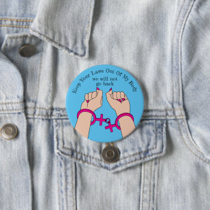 Pro Choice Get Out the Vote Autonomy Light Skin 7.5 Cm Round Badge