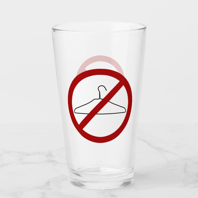Pro-Choice Glass Tumbler (Front)