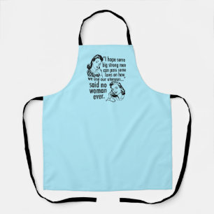 Pro Choice Humour Retro Political Cartoon Apron