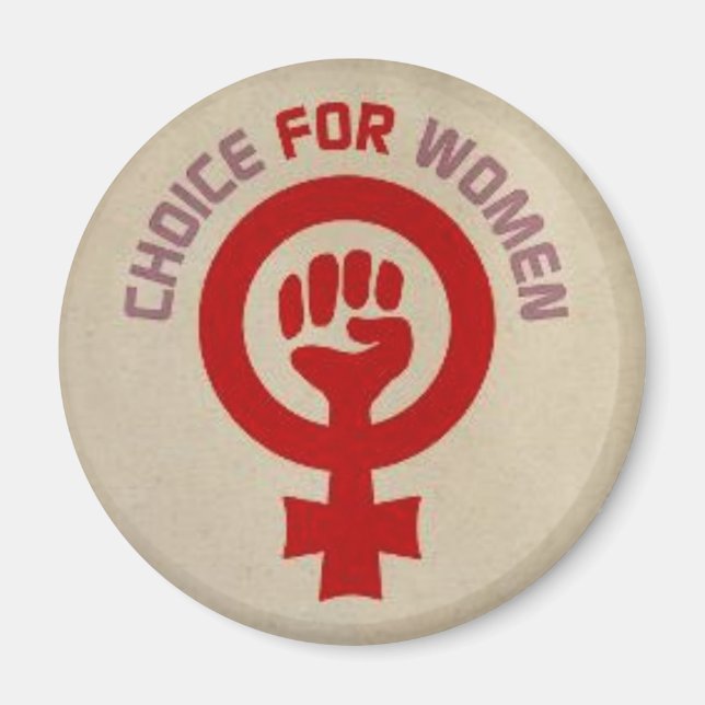 Pro Choice Magnet, "Choice for Women" Magnet (Front)