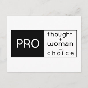 Pro Choice Postcard