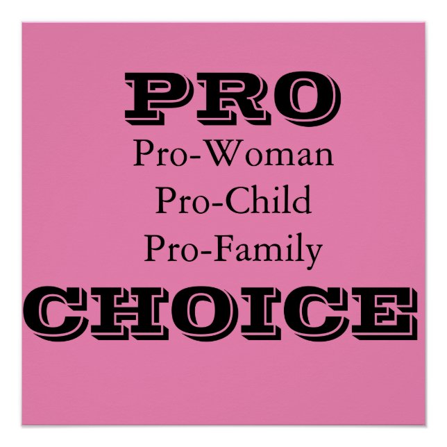 Pro-Choice Poster (Front)