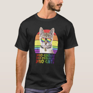 Pro Choice Pro Feminism Pro Cat Lgbtq Feminist  1 T-Shirt