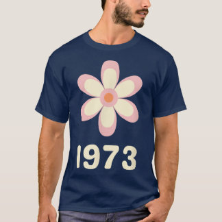 Pro Choice Retro Groovy 1873 Flower Feminism Vinta T-Shirt