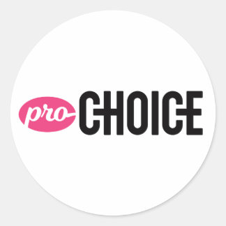 Pro-Choice Round Sticker (Sheet of 4)