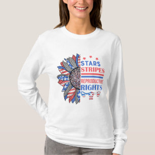 Pro Choice Stars Stripes Reproductive Rights Women T-Shirt
