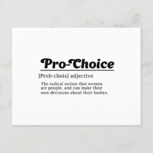 Pro-choice, Women Reproductive Rights, Abortion Ri Postcard