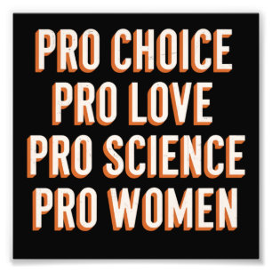 Pro Choice Women's Rights Feminist Patriarchy LGBT Photo Print
